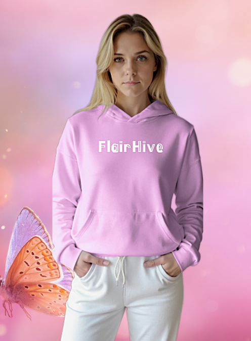 FlairHive Pink Women’s Hoodie